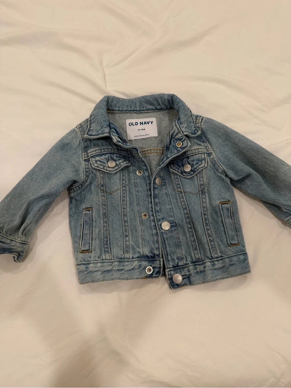 Old Navy Light Wash Kids Denim Jacket